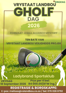 Vrystaat Landbou 2026 Golf Day